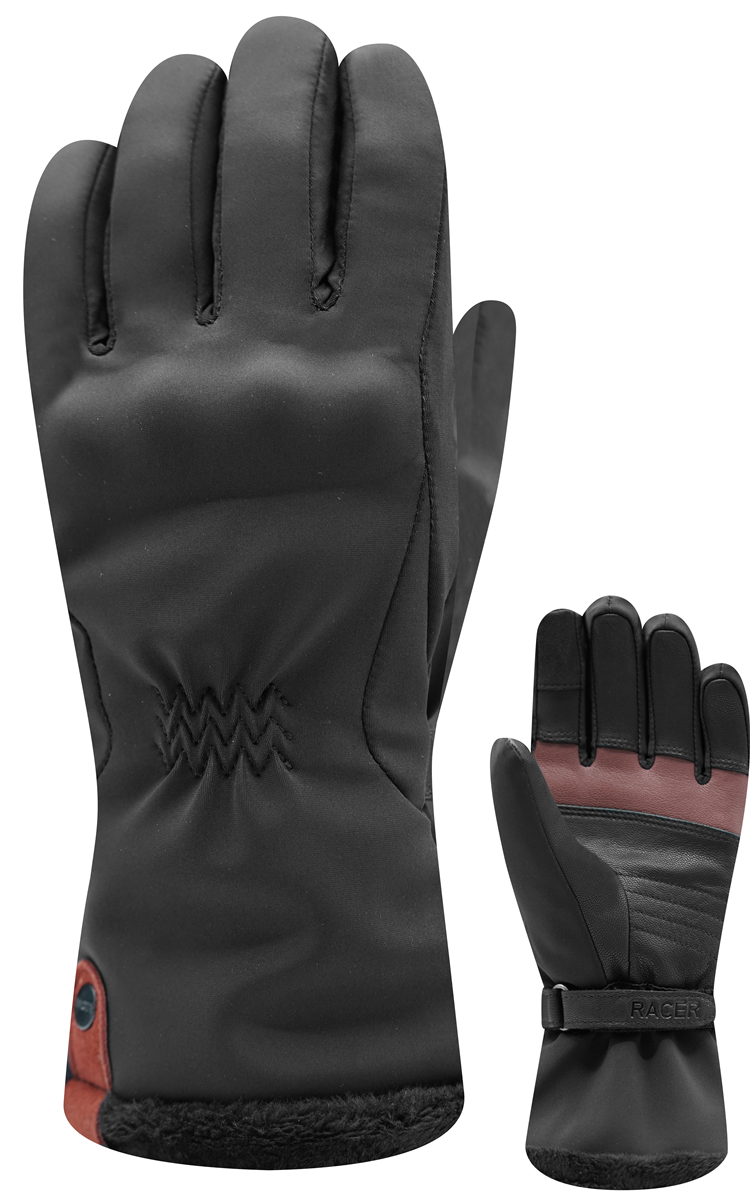 GUANTES MOTO RACER MUJER SARA 2 INVIERNO M NEGRO